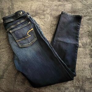 American Eagle Outfitters Dark wash jeans size 12